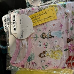 Little sleepies brand new princesses 2 piece 12/14 Disney